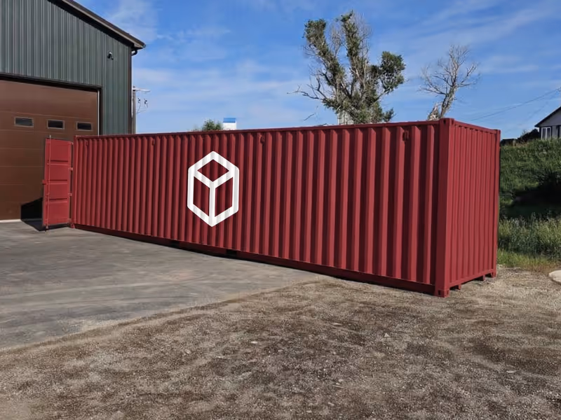 40ft High Cube Container - One-Trip